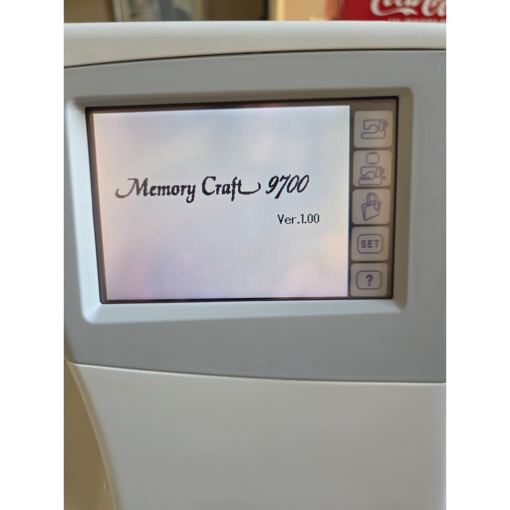 Janome Memory Craft 9700 Computerized Sewing Embroidery Machine With Hoops - Picture 4 of 16